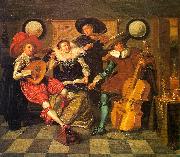 Dirck Hals Musicale Spain oil painting reproduction